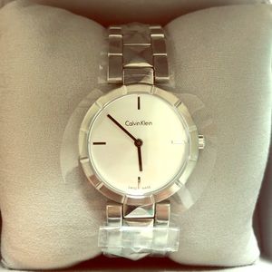 Calvin Klein Silver Stainless Steel Ladies Watch